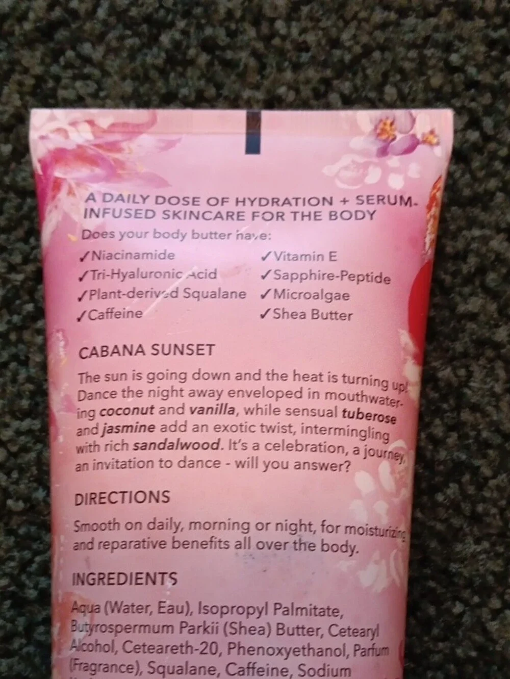 Nakery Beauty Cabana Sunset Pink SkinToning Body Butter